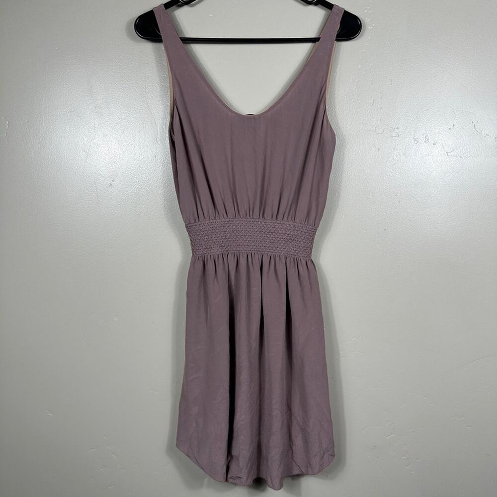 Aritzia Babaton Blythe Silk Dress in Blush Pink Size XS